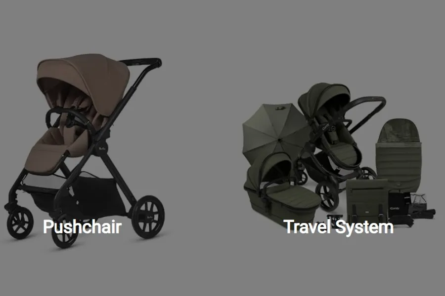 pushchair vs travel systems