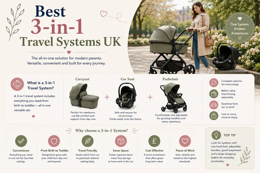 best 3 in 1 travel systems